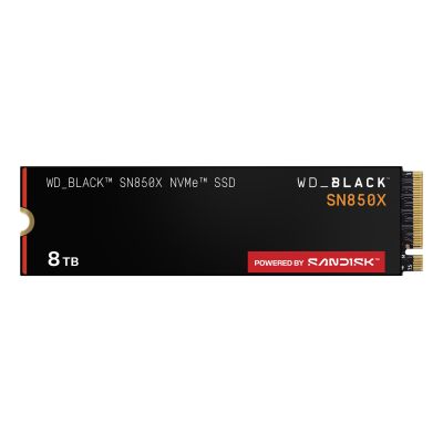 5. WD Black SN850X 8 TB M.2 NVMe SSD WDS800T2X0E