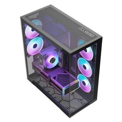 14. MODECOM VOLCANO SPACE XL ARGB FULL TOWER 5F SCHWARZES GEHÄUSE