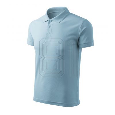Malfini Pique Polo Free M MLI-F0315 blaues Poloshirt