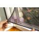 4. TESA Insektenschutz-Moskitonetz für Fenster, Anthrazit
