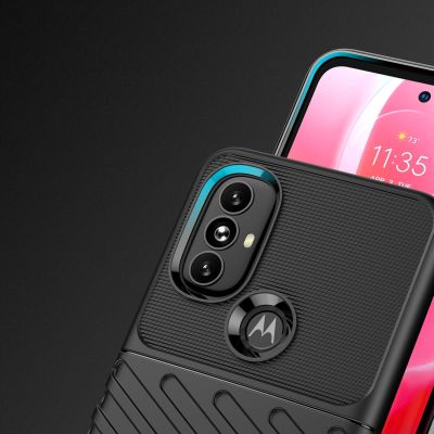 4. Thunder Case flexible gepanzerte Hülle für Motorola Moto G Power 2022 schwarz