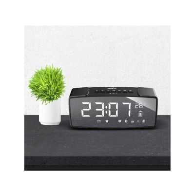 8. GREENBLUE BLUETOOTH 4.2 ALARMRADIO, FM, AUX-IN, 6W, TEMPERATUR, ALARM, UHR, 2200MAH AKKU GB200