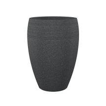 BLUMENTOPF 283/54 SCHWARZ-GRANIT D54
