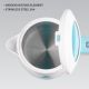 9. Elektrischer Wasserkocher 1,7 l 2200 W MR-031-BLUE MAESTRO