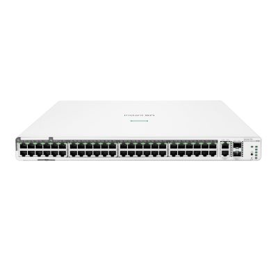 HPE Aruba Networking Aruba Instant On 1960 48G 40p Class4 8p Class6 PoE 2xGT 2SFP+ 600W Managed L2+ Gigabit Ethernet (10/100/1000) PoE-Unterstützung 1U Weiß