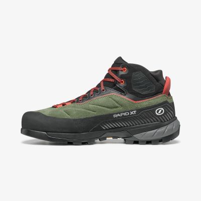2. Scarpa Rapid XT Mid GTX Damen-Zustiegsschuhe - Birke/Koralle Größe: 37_5