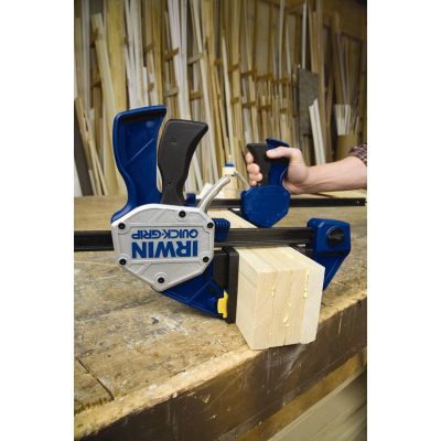 8. IRWIN 10505943 Zimmermannszwinge 30 cm Schwarz, Blau, Grau