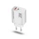 3. ESPERANZA NETZLADEGERÄT 20 W USB-C PD 20 W / USB-A QC 3.0 18 W WEISS EZC105W