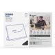 4. Dux Ducis Domo Öko-Lederhülle mit Ständer für Samsung Tab S10+ / S9+ / S9 FE+ – Schwarz