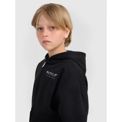 3. Kapuzenpullover mit Reißverschluss für Jungen, Größe 4F 4FJRAW25TSWSM2346-20S