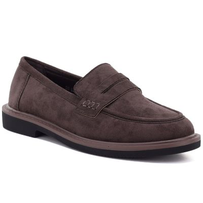 Damen-Wildlederschuhe Lords, braun, Vinceza 62335