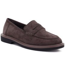 Damen-Wildlederschuhe Lords, braun, Vinceza 62335