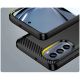 6. Carbon Case für Motorola Moto G62 5G flexible Silikon-Carbon-Hülle schwarz