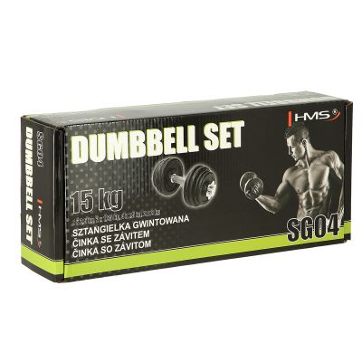 46. Gewindehantel SG04 15 (15kg, 8 Scheiben) KGHMS 17-59-120