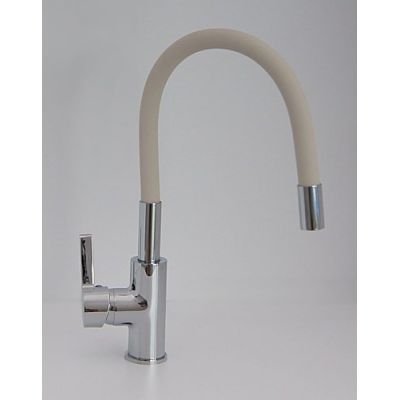 5. PYRAMIS FLESSI Küchenarmatur, flexibel, sandbeige, 090938101