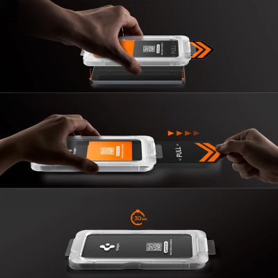 13. Spigen Glas.Tr Ez Fit Pro HD Privacy Glass 2er-Pack für Samsung Galaxy S26
