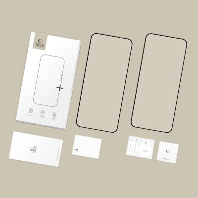 6. Tech-Protect Glass Fit+ 2er-Pack Panzerglas für Motorola Edge 50 Neo / 60 Neo - Schwarz