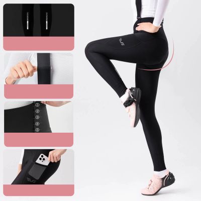 7. Rockbros YDCK006 TVI Damen-Radhose mit Sitzpolster, Größe M, Schwarz