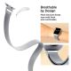 7. Spigen WBM4 Armband für Apple Watch (40 / 41 / 42 mm) – Silber