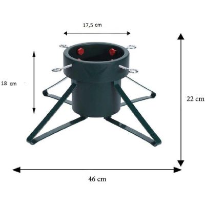 3. WEIHNACHTSBAUMSTÄNDER AUS METALL, 4 BEINE