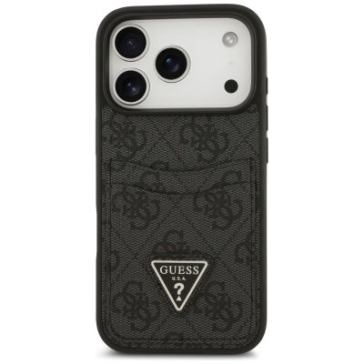 3. Guess 4G nauble Card Triangle Hülle für iPhone 17 Pro - Schwarz