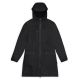Rains Damen Cargo Curve Jacke W3 12050 01 Schwarzer Regenmantel