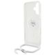 6. Karl Lagerfeld IML Choupette Head & Cord Magsafe Hülle für iPhone 16 - Transparent