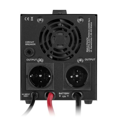 4. Rebel POWER-800-LFP4 Notstromversorgung – Sinuswellenwandler mit Ladefunktion 12 V/230 V 800 VA/500 W