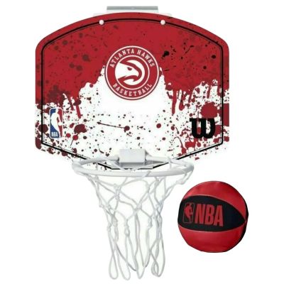 2.  Mini Wilson NBA Team Atlanta Hawks Mini Hoop Basketball-Rückwand WTBA1302ATL 