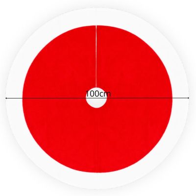 19. WEIHNACHTSBAUM-TEPPICH 100 CM