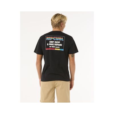 6. RIP CURL Surf Revival Ding Repair Tee Schwarz