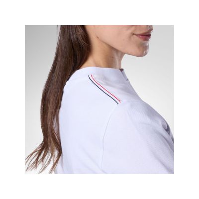 4. ROSSIGNOL W Piqué-T-Shirt für Damen, Weiß