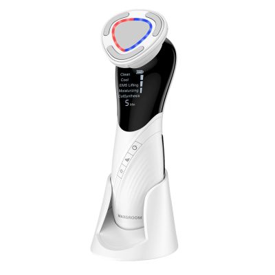 MAXGROOM D849 9-in-1 Gesichtsmassagegerät mit Pflegefunktionen – weiß