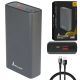 5. Extralink Powerbank EPB-126 20000mAh Silber, 45W PD, USB-C