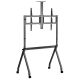 15. MACLEAN TV-Wagen mit Kameraablage, auf Rollen, 55–100 Zoll, max. Traglast 120 kg/10 kg Ablage, max. VESA 900 x 600, MC-114 B