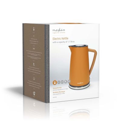 10. Elektrischer Wasserkocher Nedis KAWK510EYW 1,7 l Orange