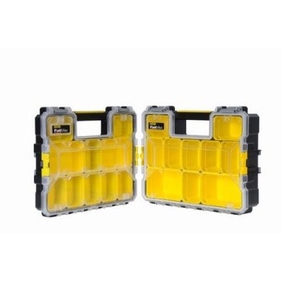 3. Stanley 1-97-519 Werkzeugkoffer, Schwarz, Transparent, Gelb