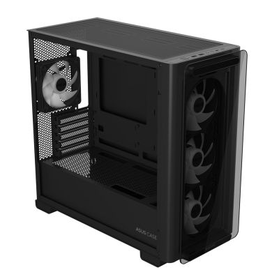 19. ASUS A23 Plus ARGB schwarzes Gehäuse