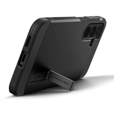 5. Spigen Tough Armor Mag MagSafe Hülle für Samsung Galaxy S26 FE / S25 FE – schwarz
