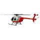 4. Amewi MD500 Li-Po RC-Hubschrauber 350mAh Akku Silber/Rot