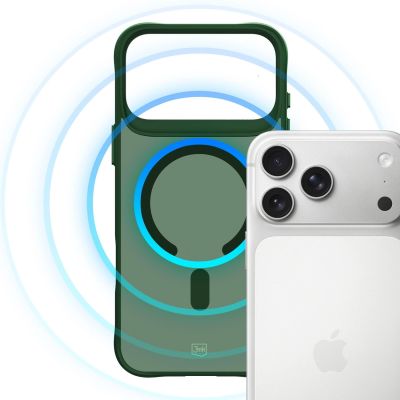 22. 3mk Smoke MagCase für iPhone 17 Pro Max – Grün