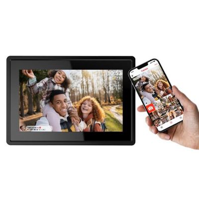 5. Denver-Fotorahmen mit FRAMEO 7" 8GB schwarz