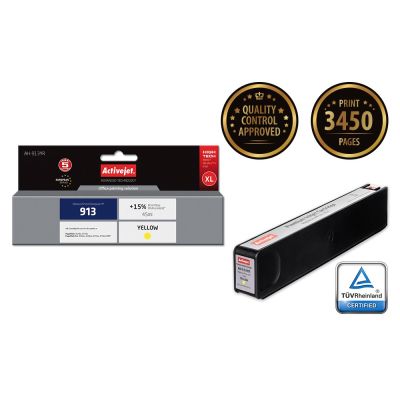 2. Activejet AH-913YR Tinte (ersetzt HP 913 F6T79AE; Premium; 45 ml; gelb)