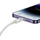 9. Baseus Explorer Series Kabel USB - Lightning 2,4A 2 m weiß (CATS010102)
