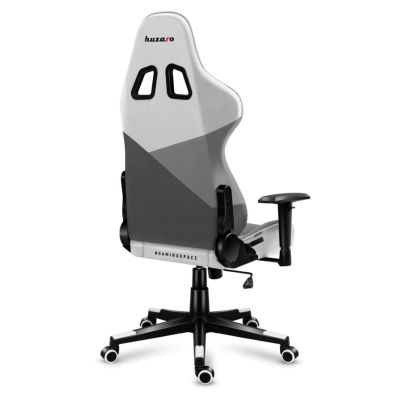 26. Huzaro Force 6.2 Gaming-Stuhl aus weißem Netzgewebe