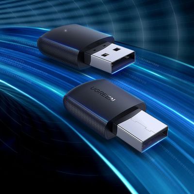 4. Ugreen Dual-Band-Adapter externe USB-Netzwerkkarte - WiFi 11ac AC650 schwarz (CM448)