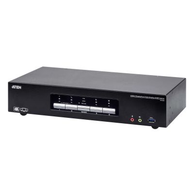 5. ATEN KVM-Switch 4P USB3.0 4K DP Triple View KVMP S