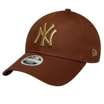 New Era Damen Metallic Logo 9FORTY New York Yankees Cap 60915780 Braun OSFM