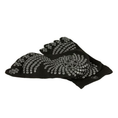 6. Gaiam Anti-Rutsch-Socken Schwarz S/M 52223