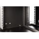 8. 19" 4HE Wand-Netzwerkschrank, SOHO PRO 240 x 540 x 400 mm, Glastür, schwarz, unmontiert, 60 kg